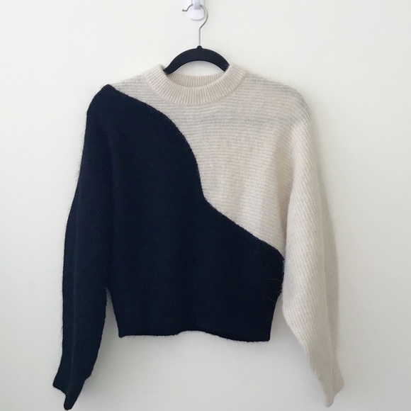 & Other Stories Sweaters - & Other Stories Alpaca Blend Color Block Sweater